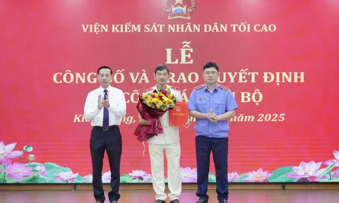 Công bố nhân sự Viện Kiểm sát nhân dân tỉnh An Giang sau hợp nhất