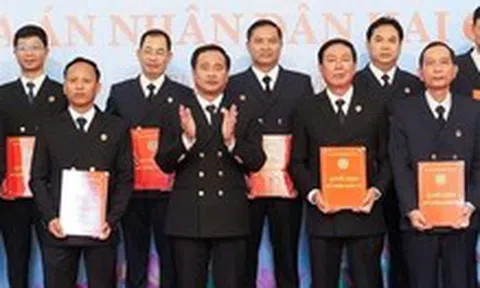 Bổ nhiệm 19 chánh án và 99 phó chánh án tòa án khu vực tại TP.HCM