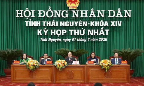 HĐND tỉnh Thái Nguyên sau hợp nhất tổ chức kỳ họp đầu tiên