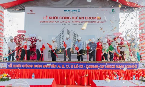 Nam Long khởi công 671 căn nhà ở xã hội EHomeS tại Cần Thơ