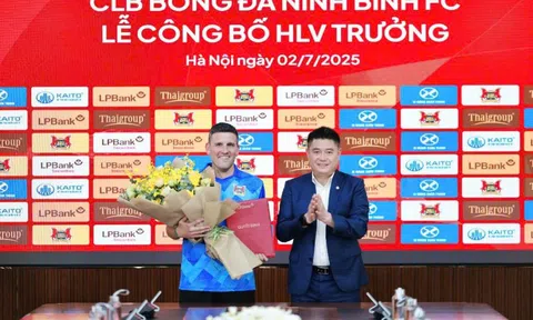 Ninh Bình FC bổ nhiệm HLV Gerard Albadalejo cho mùa giải 2025/26