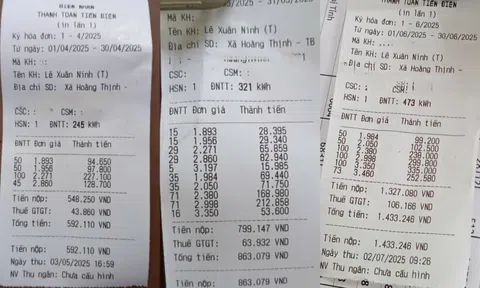 Nhiều hộ gia đình ở Thanh Hoá cũng 'sốc' vì tiền điện tháng 6 tăng vọt