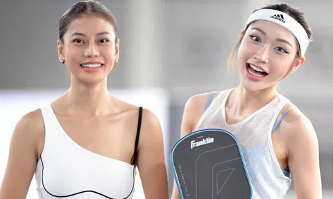 Đỗ Thị Hà và dàn người đẹp thi đấu ngày cuối ở Giải Vô địch Pickleball Việt Nam