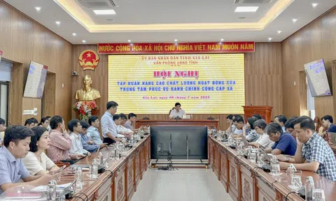 Gia Lai nâng cao chất lượng hoạt động của Trung tâm Phục vụ hành chính công cấp xã