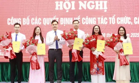 Công bố quyết định về công tác cán bộ Tỉnh Đoàn Bắc Ninh