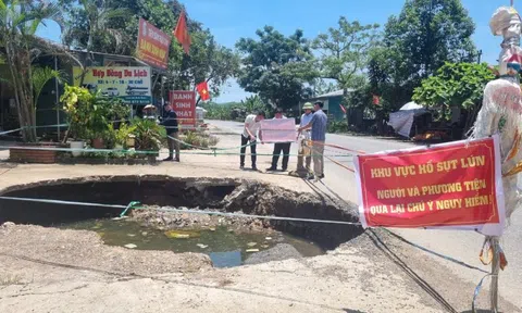 Hố 'tử thần' tại Phú Thọ, đổ 50 khối đất vẫn chưa đầy