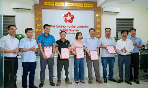 Phường đầu tiên ở Hà Tĩnh cấp sổ đỏ sau sáp nhập