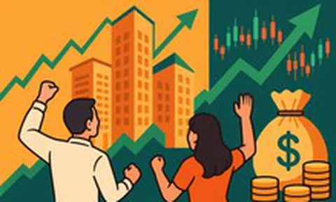 Chứng khoán lại tăng mạnh, loạt cổ phiếu bất động sản 'nổi sóng'