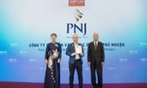 PNJ được vinh danh Doanh nghiệp Phát triển bền vững tiêu biểu
