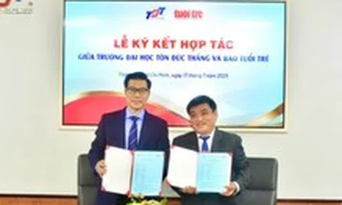 Báo Tuổi Trẻ và Trường đại học Tôn Đức Thắng hợp tác đào tạo nhân lực truyền thông