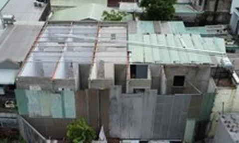 Cận cảnh nhiều nhà xây lụi, nhà không số, số lụi ở phường Thới An