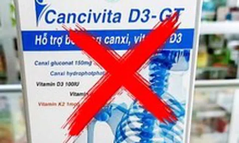 Thu hồi 2 lô thực phẩm chức năng bổ sung canxi, D3 vì ‘công bố một đằng, sản xuất một nẻo’