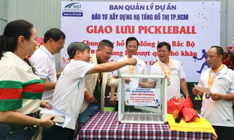 TP HCM: Tổ chức Giải giao lưu Pickleball gây quỹ hỗ trợ đồng bào vùng bão lũ