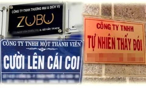 Đặt tên công ty ZUBU, Chị Em Rọt, Một mình tao... tào lao nhưng sao vẫn được cấp phép?
