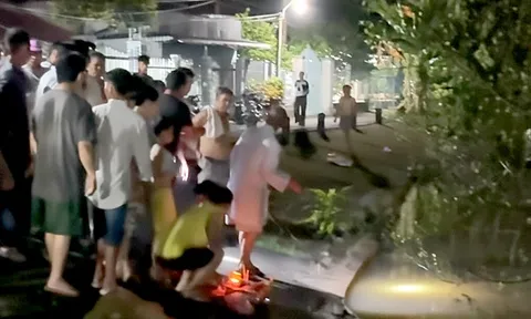 Hai anh em đùa giỡn gần rạch, anh 10 tuổi trượt xuống sông chết đuối