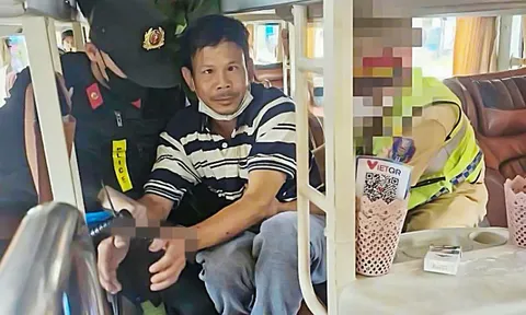 Nghi phạm chém 2 người ở xã Đăk Hà đang trên xe khách trốn chạy thì bị bắt