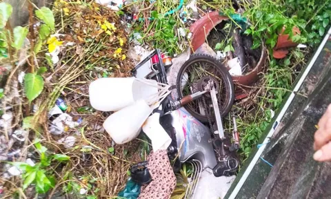 Chạy xe đi bán cá lúc mưa to gió lớn, người phụ nữ bị gió cuốn xuống vực tử vong