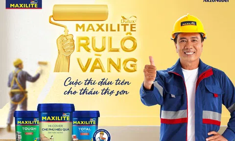 Khi nghề sơn lên ngôi: Maxilite từ Dulux khởi động cuộc thi "Maxilite - Rulô Vàng”