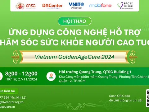 Khai mạc Hội thảo và Triển lãm “Ứng dụng công nghệ hỗ trợ chăm sóc sức khỏe người cao tuổi” năm 2024