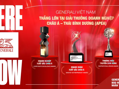 Generali Việt Nam lập “hat-trick” 03 giải thưởng tại Asia Pacific Enterprise Awards 2025