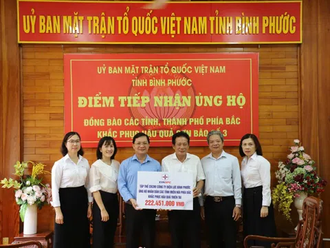 EVNSPC: Gần 14 tỷ đồng hỗ trợ các tỉnh miền Bắc bị thiệt hại do bão số 3