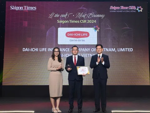 Dai-ichi Life Việt Nam lần thứ 6 đạt danh hiệu “Doanh nghiệp Vì Cộng đồng - Saigon Times CSR”