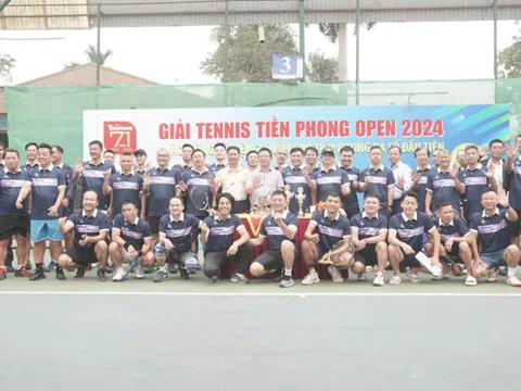 Sôi động Giải tennis Tiền Phong mở rộng năm 2024