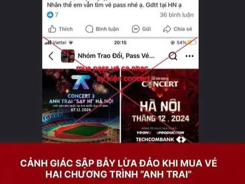 Cảnh báo lừa đảo mua vé chương trình 'Anh Trai Vượt Ngàn Chông Gai' và Anh Trai 'Say Hi'