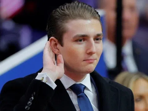 Phong thái Barron Trump