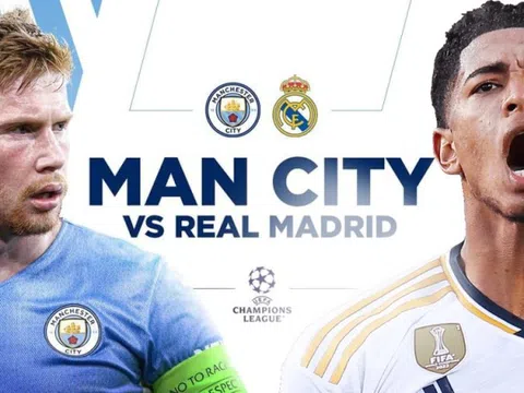 Kết quả bốc thăm vòng play-off UEFA Champions League: Cuộc đối đầu kinh điển Man City vs Real Madrid