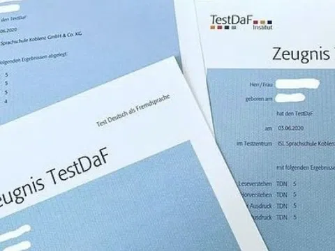 Bộ GD&ĐT phê duyệt liên kết tổ chức thi cấp chứng chỉ tiếng Đức TestDaF