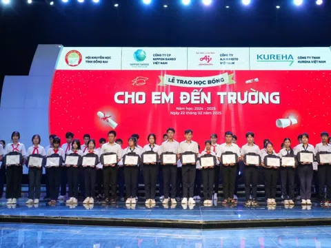 94.5% học sinh nhận học bổng “Cho em đến trường” đạt thành tích Khá Giỏi dù hoàn cảnh khó khăn