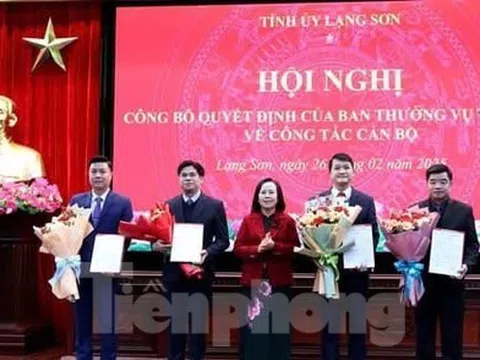 Điều động, bổ nhiệm nhiều lãnh đạo tỉnh Lạng Sơn