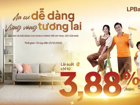 Ngân hàng Lộc Phát (LPBank) tung gói tín dụng chỉ từ 3,88%