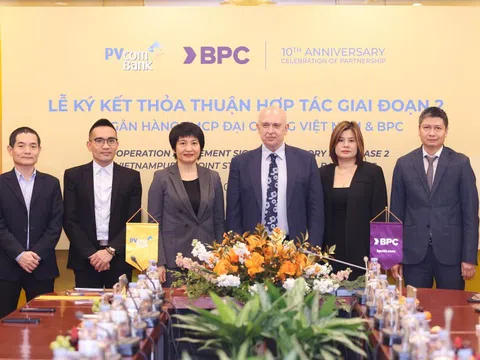 PVcomBank và BPC ký kết thỏa thuận hợp tác giai đoạn mới sau một thập kỷ đồng hành