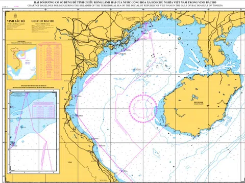 Việt Nam lưu chiểu tại Liên Hợp Quốc hải đồ và tọa độ đường cơ sở trong Vịnh Bắc Bộ