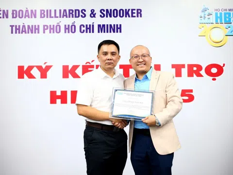 Billiards Thanh Minh năm thứ 2 liên tiếp là nhà tài trợ vàng của giải HBSF Tour danh giá