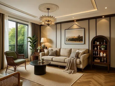 Mê mẩn căn hộ có không gian sống hiện đại pha chút cổ điển