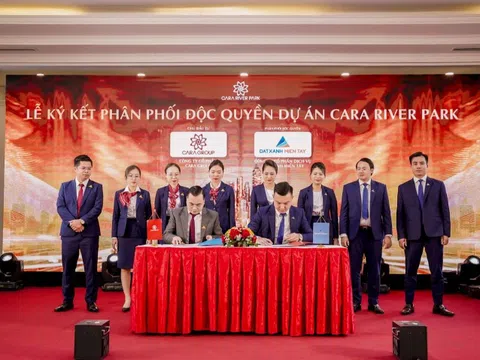 Đất Xanh miền Tây ký kết phân phối độc quyền dự án Cara River Park
