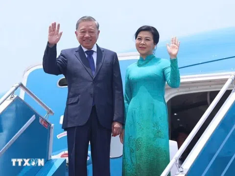 Tổng Bí thư Tô Lâm và Phu nhân rời Hà Nội, lên đường thăm bốn nước