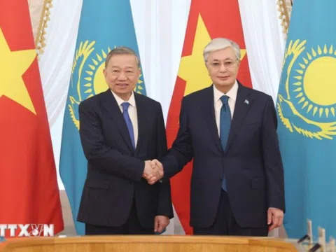 Tổng Bí thư Tô Lâm hội đàm với Tổng thống Kazakhstan