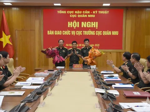 Bàn giao chức vụ Cục trưởng Cục Quân nhu, Tổng cục Hậu cần - Kỹ thuật