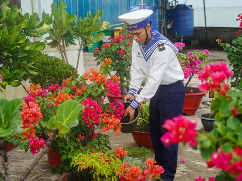 Những người lính Hải quân ở Trường Sa