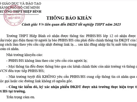 Cảnh báo khẩn về chiêu thức lừa đảo mới liên quan thi tốt nghiệp THPT