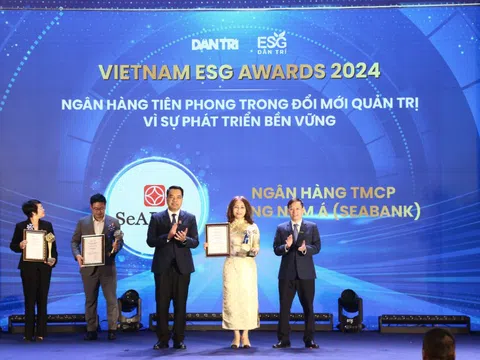 SeABank được vinh danh 'Ngân hàng tiên phong trong đổi mới quản trị vì sự phát triển bền vững' tại Vietnam ESG Awards