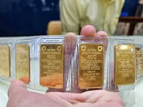 Giá vàng SJC giảm mạnh