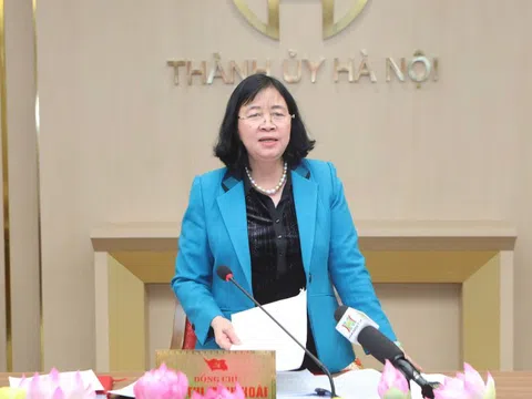 Bà Bùi Thị Minh Hoài làm Trưởng Tiểu ban Nhân sự Đại hội Đảng bộ thành phố Hà Nội