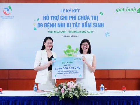 Giọt lành đồng hành cùng quỹ Nâng bước tuổi thơ: Mang phép mầu y tế đến với 9 mảnh đời nhỏ dị tật bẩm sinh