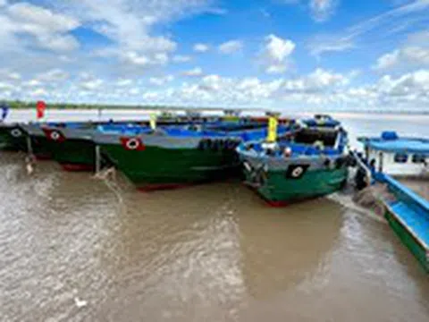 Cảng biển Trần Đề được quy hoạch tiếp nhận tàu chở hàng đến 160 ngàn tấn