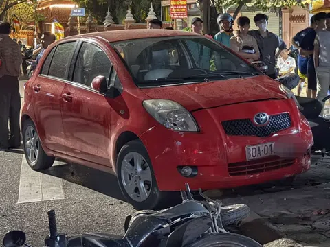Hà Nội: Tạm đình chỉ trưởng công an xã liên quan đến vụ tai nạn liên hoàn 6 xe máy